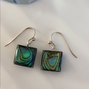 New Abalone shells earrings .Not for sale